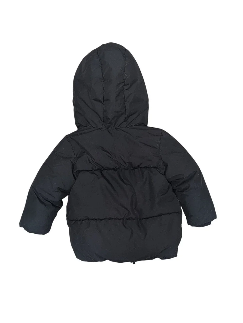 Old Navy Toddler Boy 3T Black Puffer Warm Winter Coat Jacket